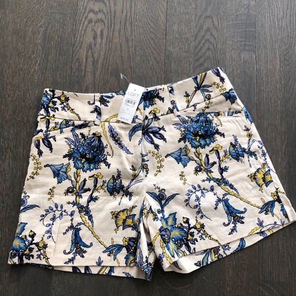 Loft floral linen short - Picture 2 of 7